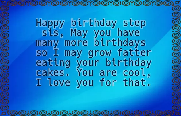 Step Sister Birthday Quotes Step Sister Birthday Quotes