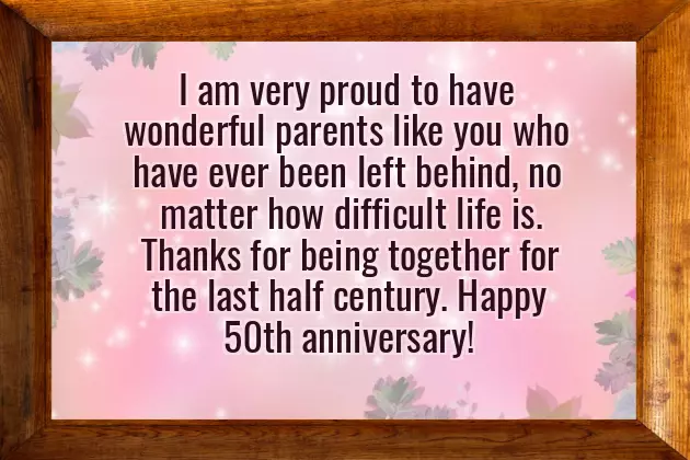 50Th Anniversary Wishes For Grandparents