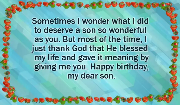 Birthday Wishes To An Adult Son