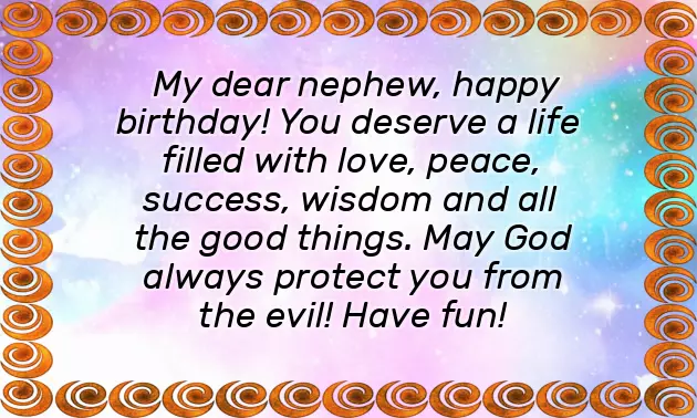 Special Nephew Birthday Wishes Special Nephew Birthday Wishes