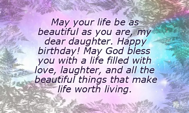 Happy Birthday To My Cute Daughter Happy Birthday To My Cute Daughter