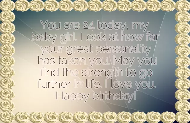 Happy 24Th Birthday Granddaughter
