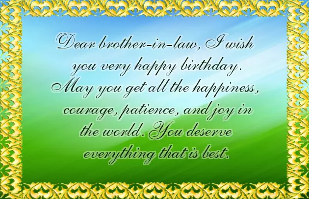 Wishing My Brother In Law A Happy Birthday Wishing My Brother In Law A Happy Birthday