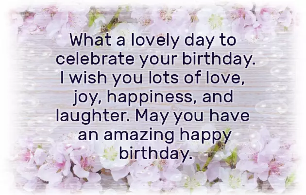 Happy Birthday To This Lovely Lady