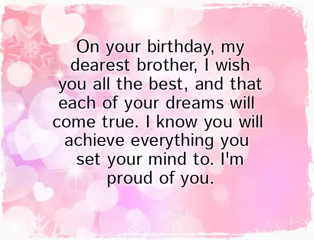 Birthday Thoughts For Big Brother Birthday Thoughts For Big Brother