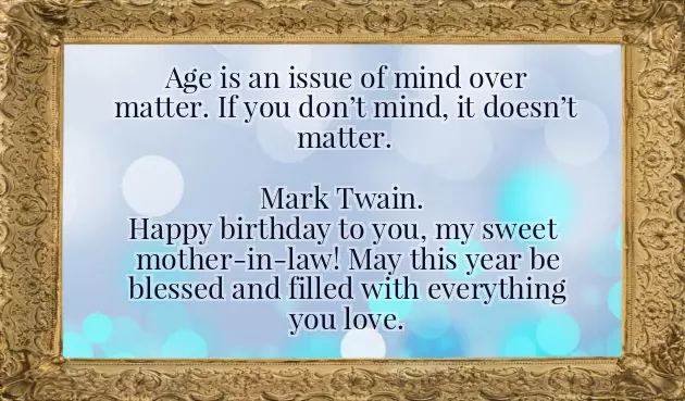 Mom In Law Birthday Quotes