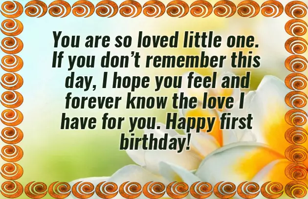 Birthday Wishes For 1St Year Baby Boy