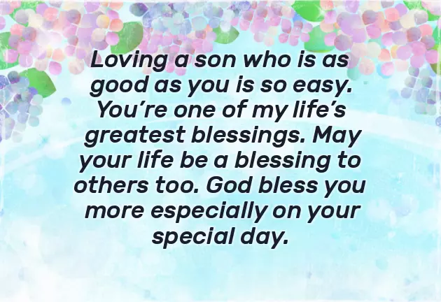 My First Son Birthday Wishes