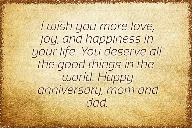 Happy Anniversary To You Mom And Dad Happy Anniversary To You Mom And Dad