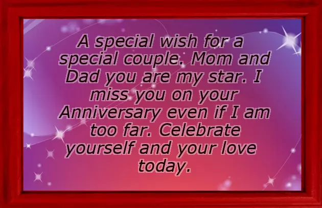 Happy Wedding Anniversary Wishes For Parents