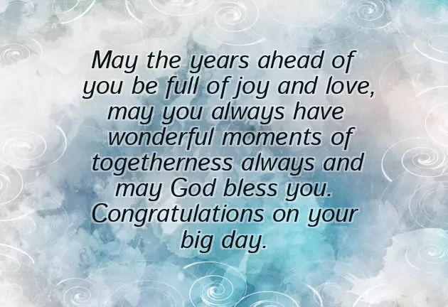 Saying Congratulations To A Bride