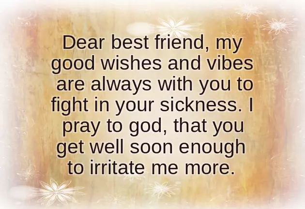 Wishes For Quick Recovery