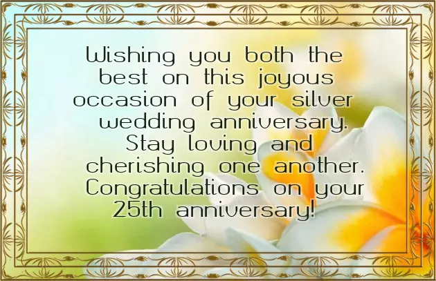 Happy Anniversary 25Th Mom Dad