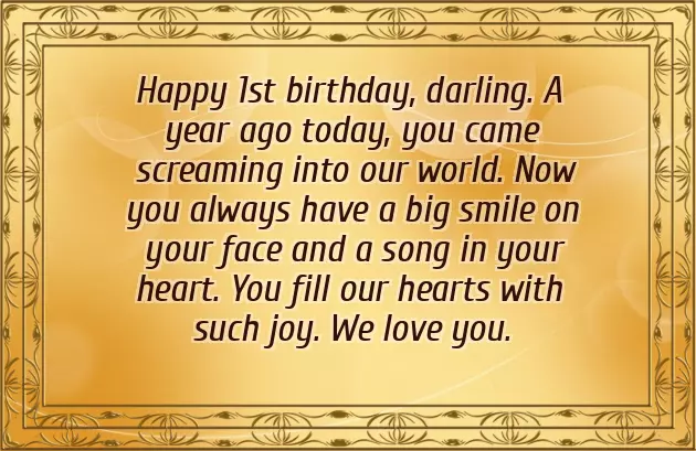 First Birthday Quotes For Granddaughter First Birthday Quotes For Granddaughter