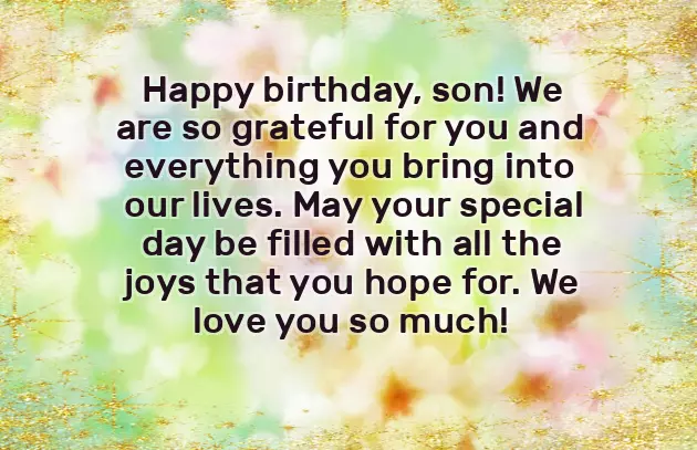 Birthday Wishes For Son 1 Year Old Birthday Wishes For Son 1 Year Old