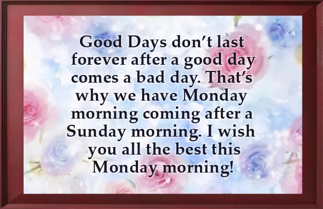 Greeting Monday Greeting Monday