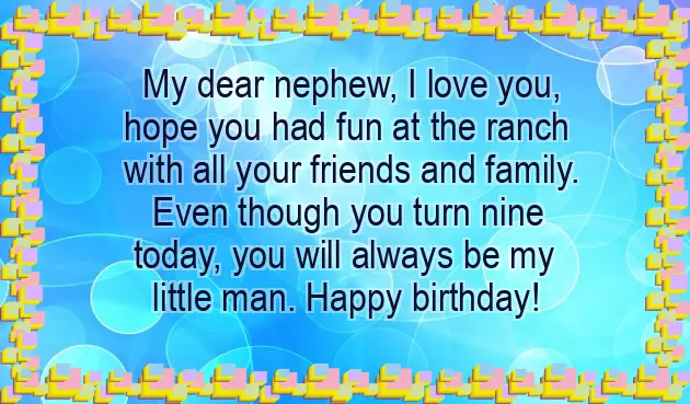 Happy 2Nd Birthday To Nephew