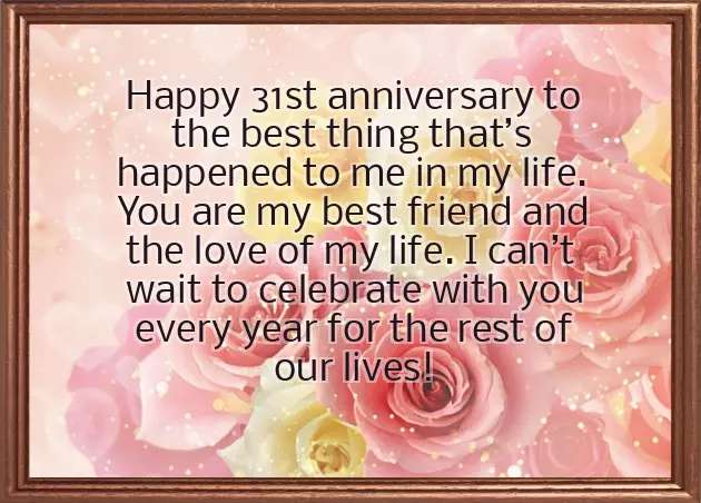 Happy 31St Anniversary Happy 31St Anniversary