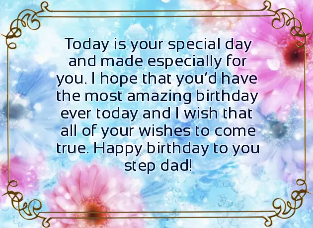 Birthday Wishes For Stepdad Birthday Wishes For Stepdad