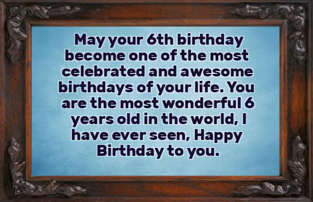 6Th Birthday Wishes For Niece 6Th Birthday Wishes For Niece