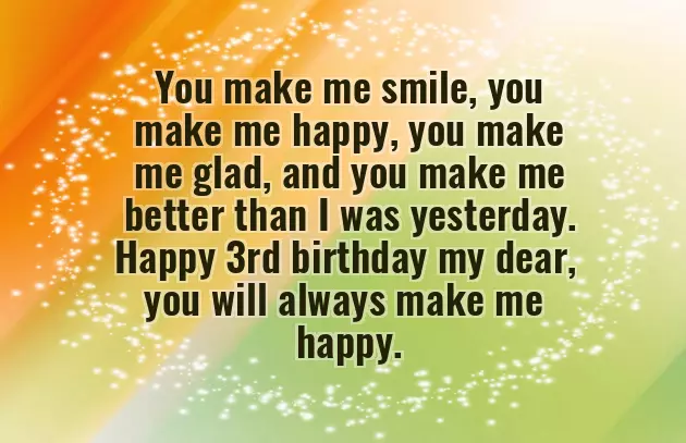 Happy 3 Years Birthday To My Son Happy 3 Years Birthday To My Son