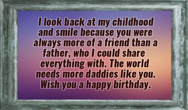 Birthday Wishes For A Father Figure
