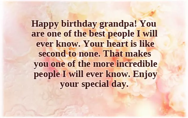 Lines On Grandfather Birthday
