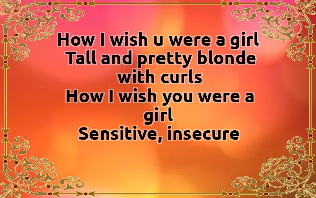 I Wish You Were I Wish You Were