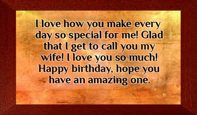 First Birthday Wishes To Wife
