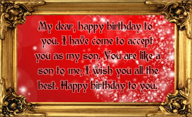 Like A Son Birthday Wishes Like A Son Birthday Wishes