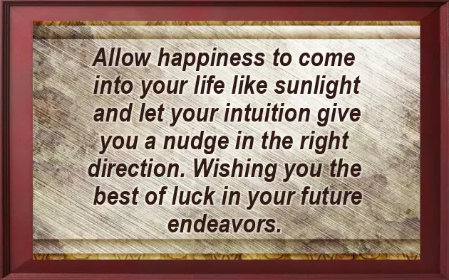 Best Of Luck In Your Future Endeavors Best Of Luck In Your Future Endeavors