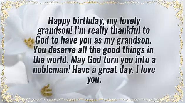 1St Birthday Wishes For Grandson 1St Birthday Wishes For Grandson