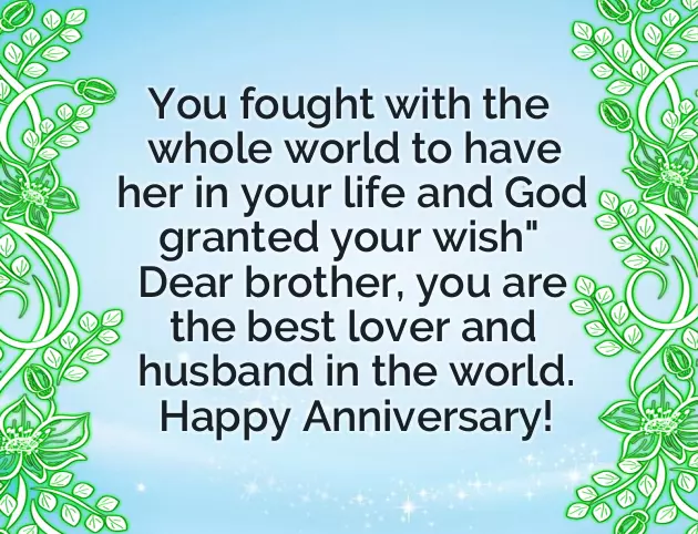 Marriage Anniversary Quotes For Brother Marriage Anniversary Quotes For Brother