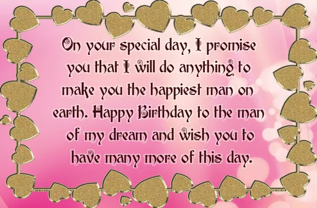 First Birthday Wishes For Boyfriend