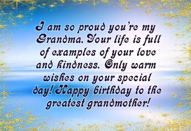 Grandma Birthday Quotes