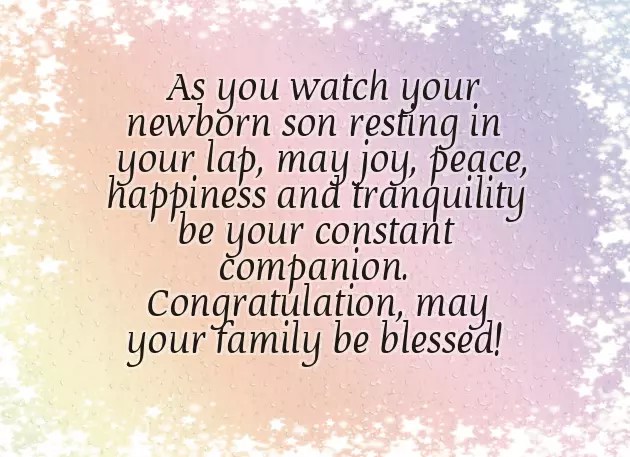Congratulations On The Birth Of Your Son Congratulations On The Birth Of Your Son