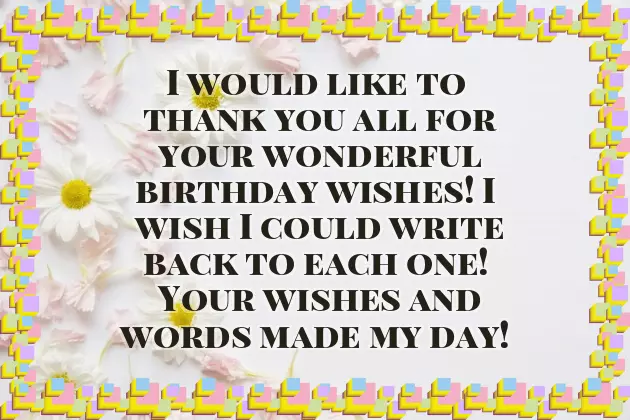 Thank You Message To Best Friend For Birthday Wishes