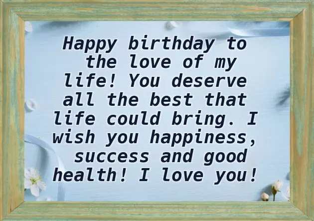 Happy Birthday Message For Boyfriend
