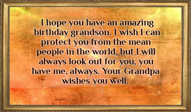 Happy Birthday To My Great Grandson