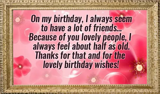 Thank U For Your Birthday Wishes Thank U For Your Birthday Wishes