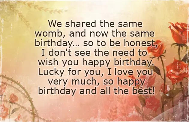 Birthday Wishes For Twins Brother And Sister Birthday Wishes For Twins Brother And Sister