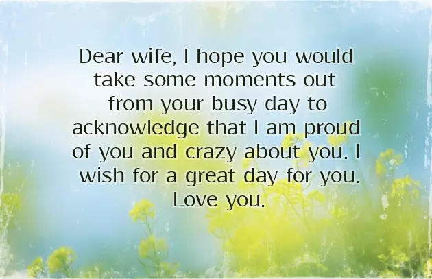 Good Morning Message To Your Wife Good Morning Message To Your Wife