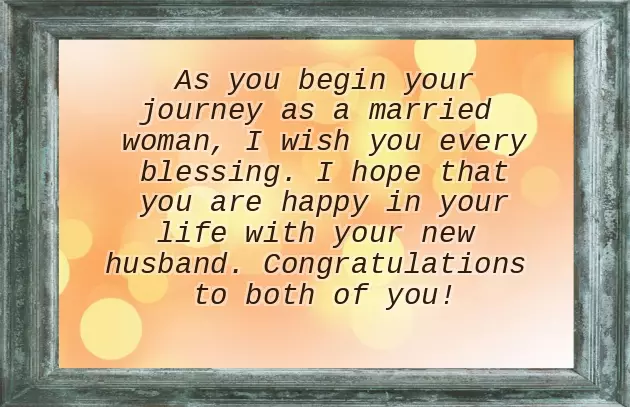 Congratulations On Sister Wedding