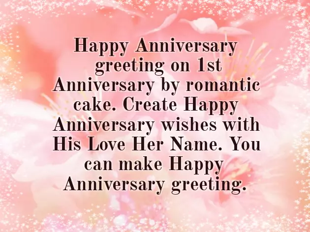 Anniversary Wishes With Name Anniversary Wishes With Name