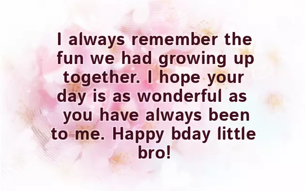 Happy Birthday Small Brother Wishes Happy Birthday Small Brother Wishes