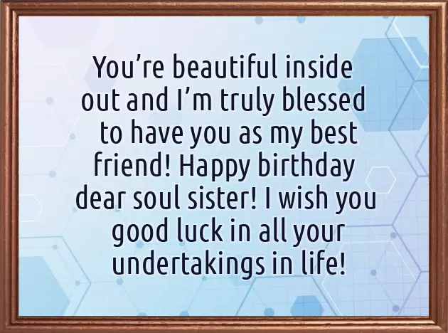 Happy Birthday To Soul Sister Happy Birthday To Soul Sister