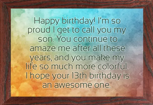 Birthday Wishes For Son Entering Teenage Birthday Wishes For Son Entering Teenage