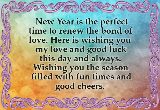 I Wish You A Happy New Year Full Of Joy And Happiness