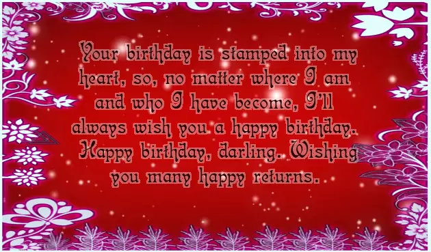 Wishing My Ex Boyfriend Happy Birthday