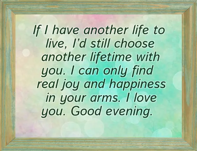 Evening Wishes Evening Wishes